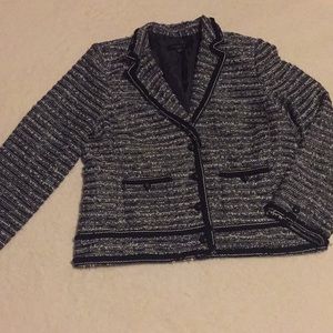 Talbots Tweed blazer jacket.